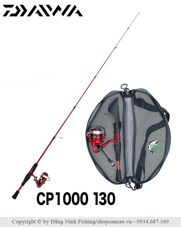 Combo cần câu rút Daiwa CP 1000 130